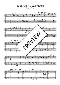 Menuet en sib - 